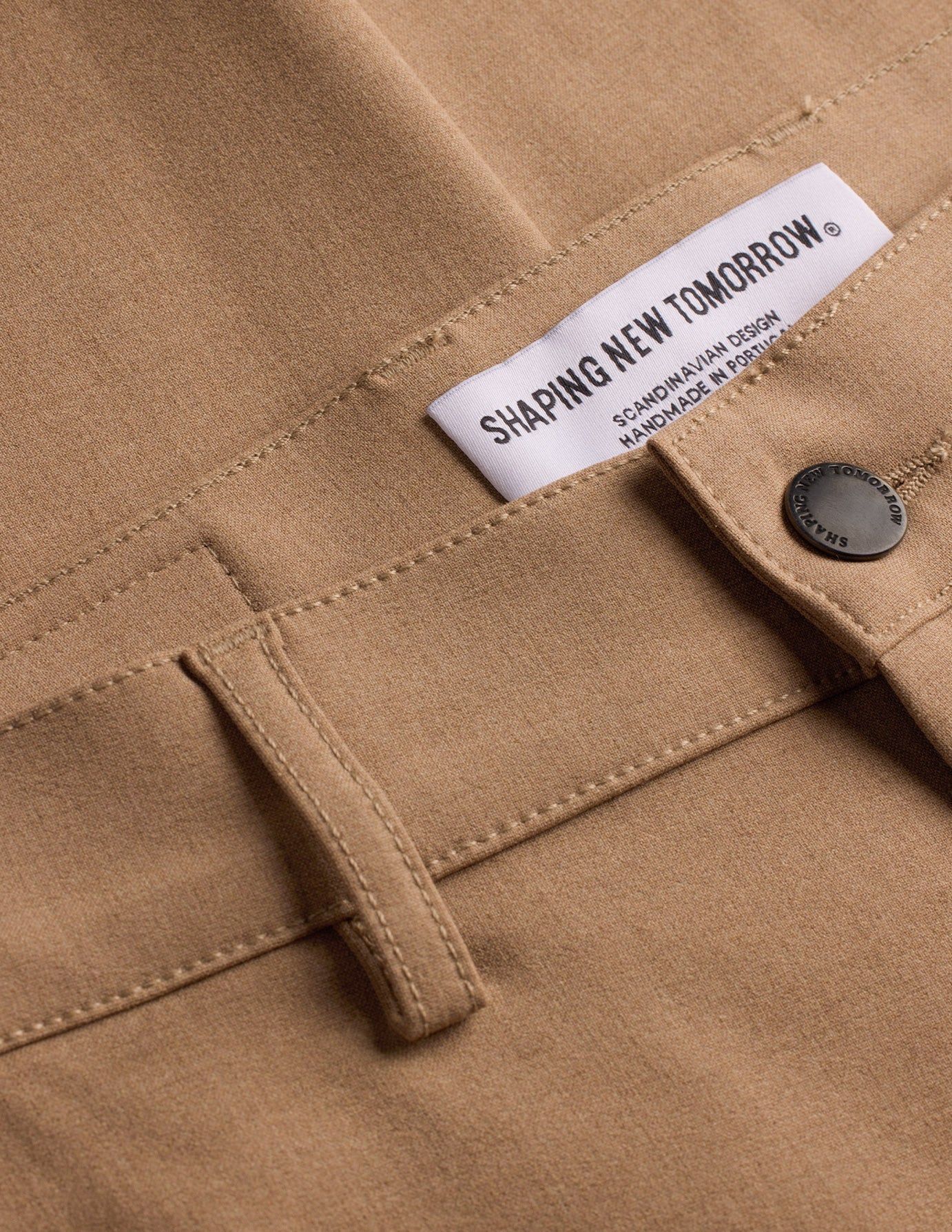 Essential Pants Regular Sand Melange